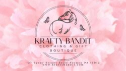 Logo for Krafty Bandit Clothing Boutique & Gift Shop Logo for Krafty Bandit Clothing Boutique & Gift Shop